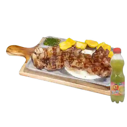 Combo Carne a la Parrilla 300gr + Hit Lulo 500 ml