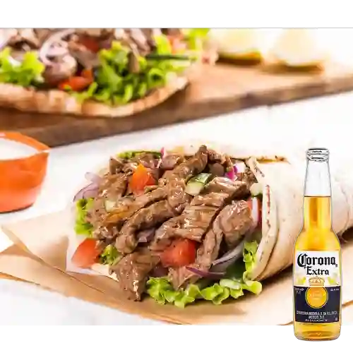 Combo Shawarma Mushgrill + Corona 250 ml