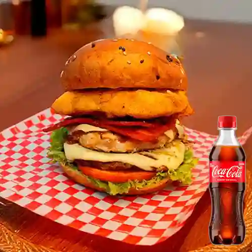 Combo Hamburguesa Super Mixta +Cocacola Orig 400ml