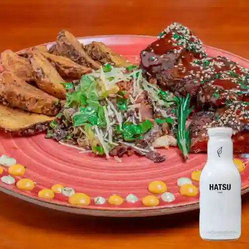 Combo Costillas Ahumadas Al Gril de 250 Gramos +Hatsu