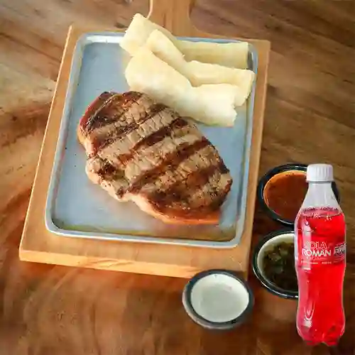 Combo Punta de Anca de Cerdo + Kola Roman 250 ml