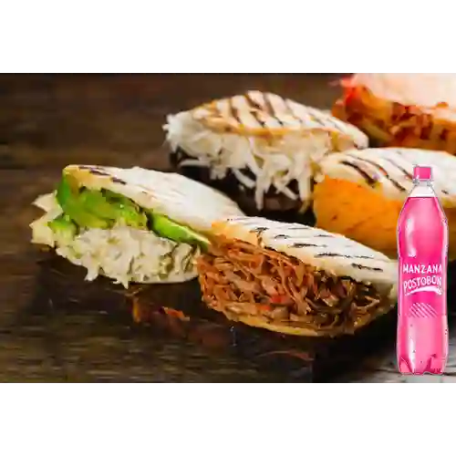 Combo El Rey Mida + Postobón Manzana 1.5 L