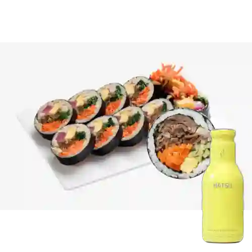 Combo Bulgogi Kimbap + Te Hatsu Amarillo 400ml