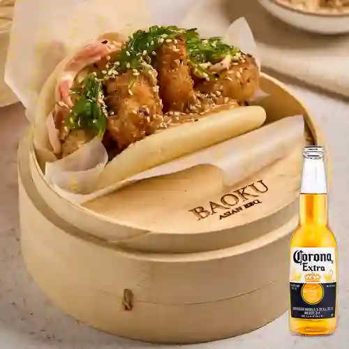 Combo Bao Bun Del Mar + Corona 330 ml