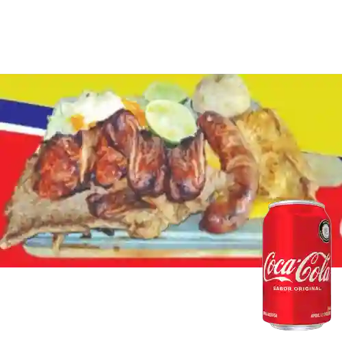 Parrillada Especial Personal +Cocacola Org 330 ml