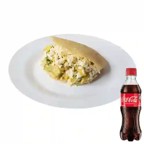 Combo Arepa Reina Pepiada +Cocacola Orig 400ml