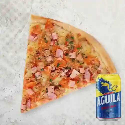 Combo Porción Gigante Especial Carnes + Aguila Lata 330ml