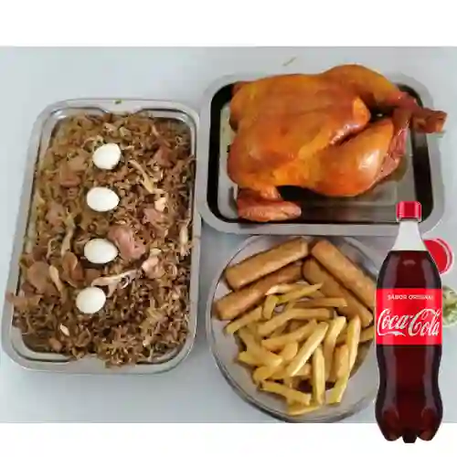 Combo Arroz Chino 4 para Personas + Cocacola Orig 1.5 l