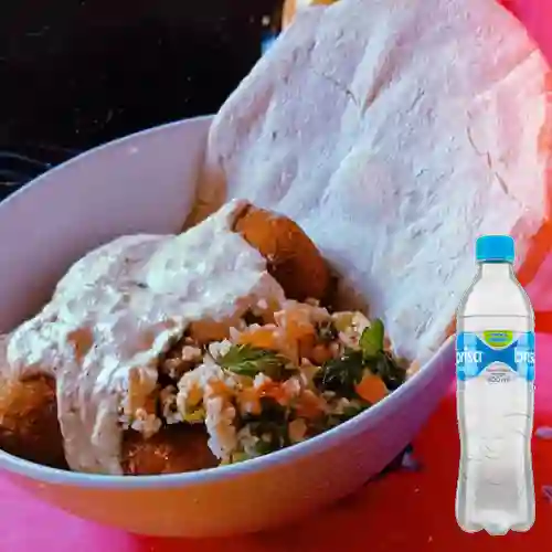 Combo Falafel Spice + Agua Brisa