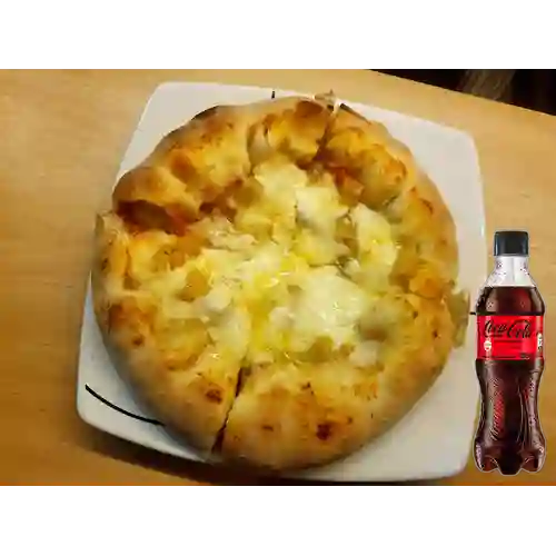 Combo Pizza Hawaiana + Coca-Cola Sin Azúcar 400ml