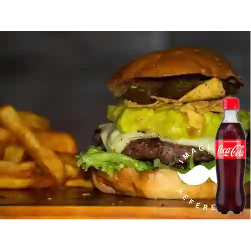 Combo Hamburguesa Mexicana + Coca-cola 400 ml