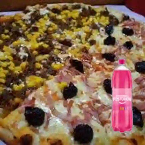 Combo Pizza Grande + Postobón Manzana 2 l