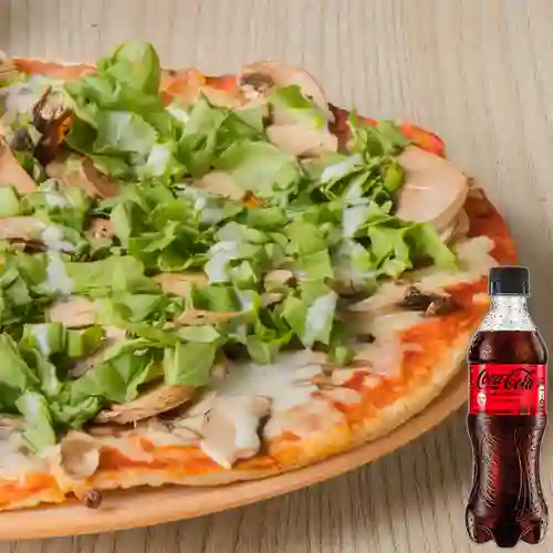 Combo Pizza Andria + Coca-cola Sin Azucar 400ml