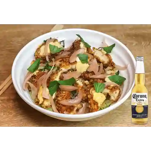 Combo Stir Fry de Pollo Criollo + Corona 350 ml
