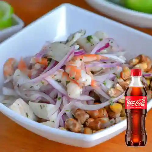 Combo Ceviche Inka + Coca Cola Original 400 ml