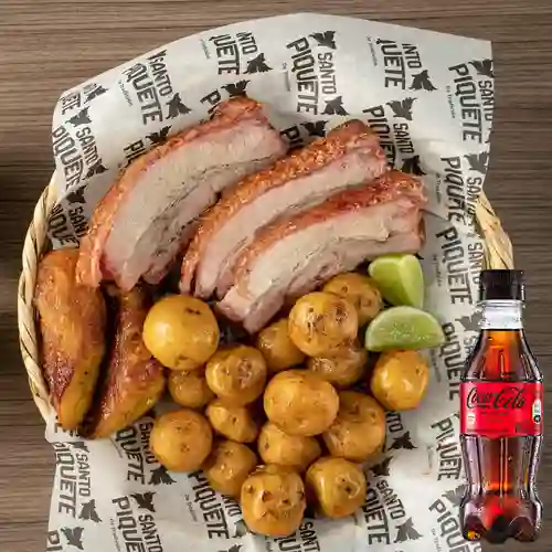 Combo Costilla Crocante + Coca Cola Sin Azúcar 250ML