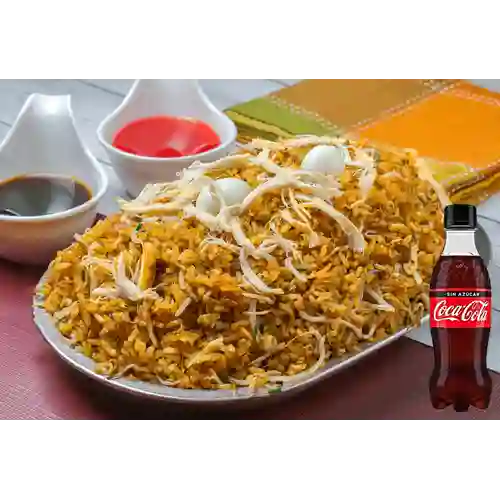 Combo Arroz Especial 1/2 + Coca-cola 250ml Zero