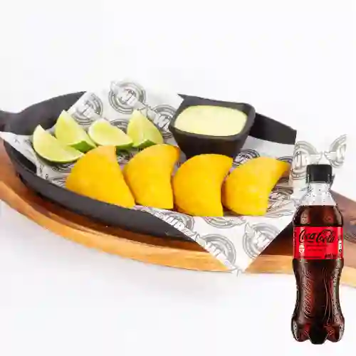 Combo Empanadas + Coca Cola Sin Azúcar 400 ml