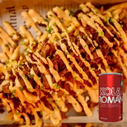 Combo Emmy Fries + Kola Román Original 235ML