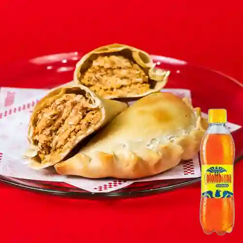 Combo Empanada de Pollo + Colombiana 250 ml