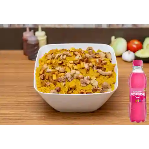 Combo Arroz Paisa Original + Postobón Manzana 250 ml