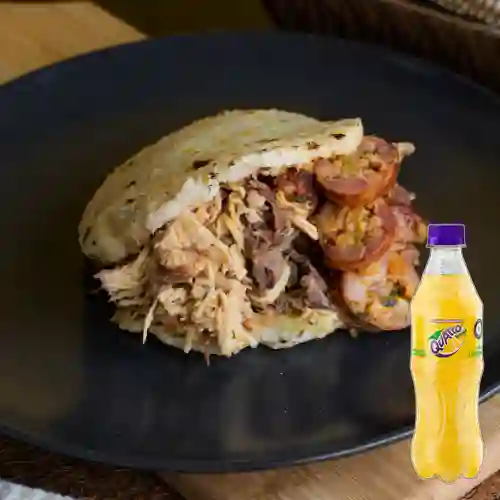 Combo Arepa Mixta Especial + Quatro Original 400ml