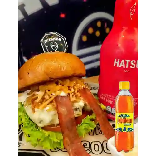 Combo Hamburguesa la Mayorca + Colombiana 400 ml