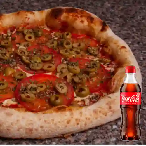 Combo Pizza Napolitana + Coca Cola Original 400 ml