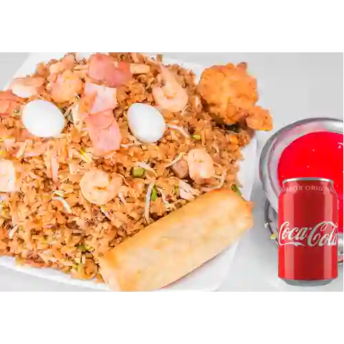 Arroz Chow Fan Super Especial +Cocacola Org 330 ml