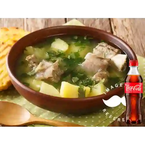 Combo Caldo de Costilla + Coca Cola 400Ml