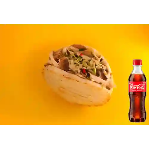 Combo Pollo Champiñones + Coca Cola Original 400 ml