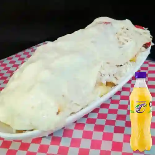 Combo Salchipapa Especial + Quatro Original 400ML