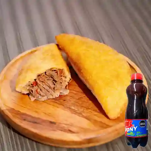 Combo Empanada Carne Molida C/ Papa + Pony Malta