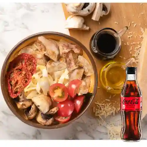 Combo Diavola Pollo + Coca Cola Sin Azúcar 300ML