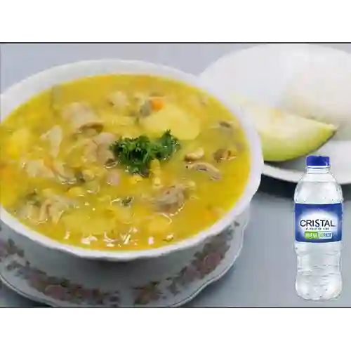 Combo Mondongo + Cristal Sin Gas 400 ml