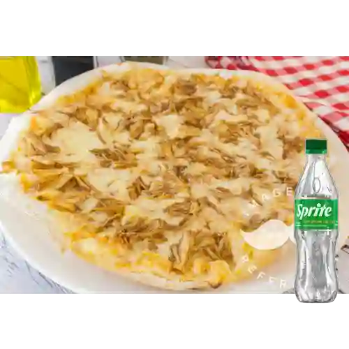 Combo Pizza de Pollo Bbq + Sprite Original 400 ml