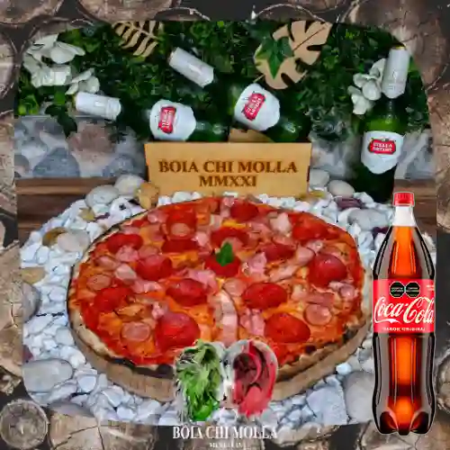 Combo 4 Carni - 41Cm - 8Porciones +Cocacola Orig 1.5l