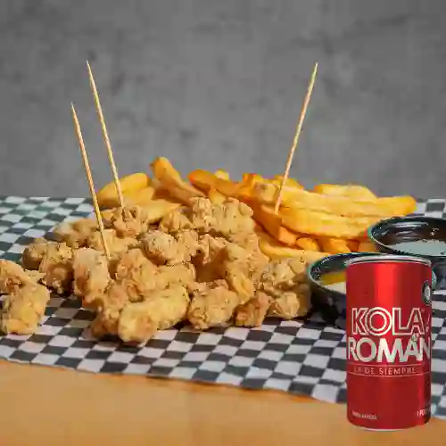 Combo Chicken Bites 200 gr + Kola Román Original 235ML