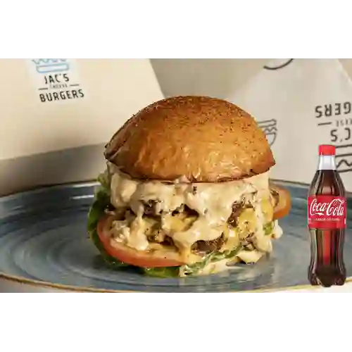 Doble Cheese Burger +cocacola Orig 500ml