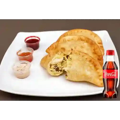 Combo Empanada de Pollo&Champiñon +Cocacola Orig 250ML