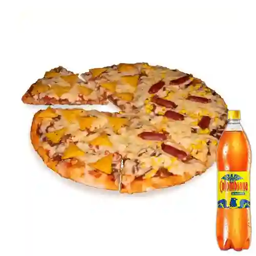 Combo Pizza Mediana + Colombiana 1.5 l