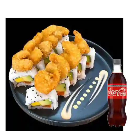 Combo Sushi Crispy Eby + Coca-Cola Sabor Ligero 400 ml