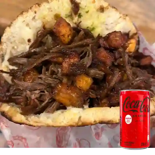Combo Ropa Vieja + Coca Cola Sin Azúcar