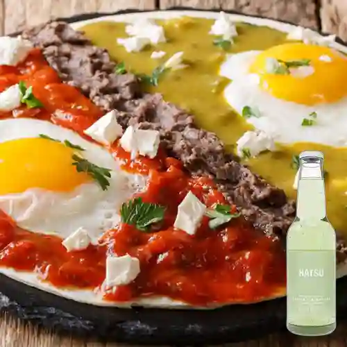 Combo Huevos Divorciados +Hatsu Sandía&Albahaca 300ml