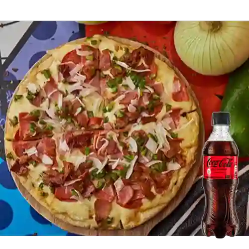 Combo Pizza Súper Especial +Cocacola S/az 400ml