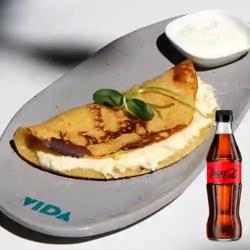 Combo Arepa de Choclo Fundida + Coca-Cola Zero 300 ml
