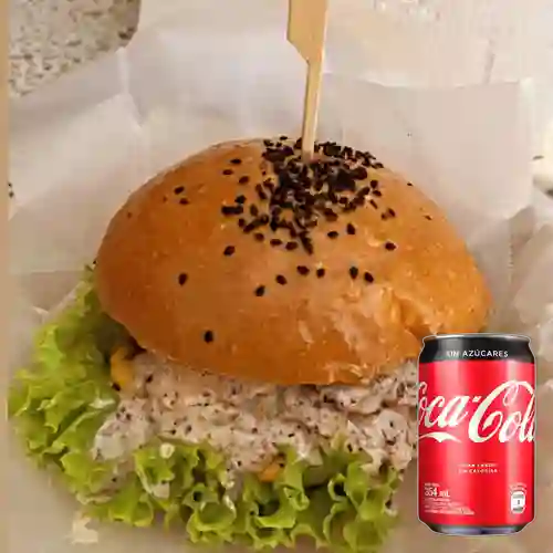 Combo Burger Paris + Coca-Cola Sin Azúcar 354 ml