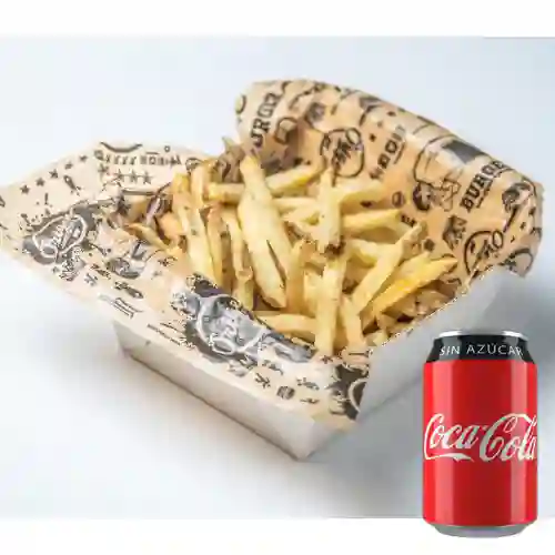 Combo Papas Fritas + Coca-Cola Sabor Ligero 330 ml