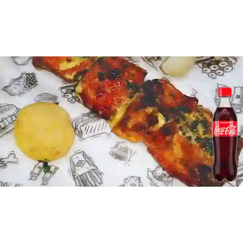 Combo Chuzo Mixto + Coca-Cola Sabor Original 400 ml