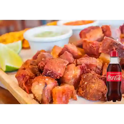 Combo Chicharrón Frito +Cocacola Orig 250ml